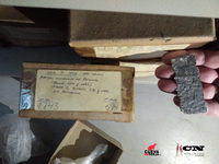 Pieza hallada en la Cueva de Nerja datada de la época andalusí