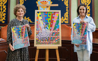 Elena Gálvez y Pilar Asensio presentan el cartel de la feria de Nerja 2020