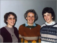 Sr. Ruth, Sr. Margrith und Sr. Ann-Kathrin, damals....