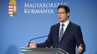 Gulyás Gergely a 2020. október 8-i kormányinfón - Szerzői jogok Kovács Tamás/MTi