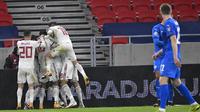 Magyar gólöröm a Magyarország - Izland labdarúgó Európa-bajnoki pótselejtezőn - Szerzői jogok Szigetváry Zsolt/MTVA