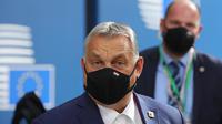 Magyarország miniszterelnöke maszkban-Olivier Matthys - Szerzői jogok AP Photo