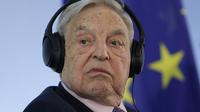 Soros György a berlini külügyminisztérium sajtókonferenciáján 2017. június 8-án - Szerzői jogok Ferdinand Ostrop/Copyright 2017 The Associated Press. All rights