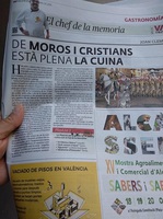Anuncio en periódico local de tirada gratuita