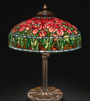a lamp manufactured by the company Louis C. Tiffany