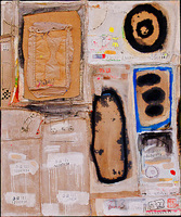 Message (Ban Zheng) 1, Mixed media, stitching/embroidery on canvas 145 x 120 cm, 2009 消息(办证)1, 混合媒体,缝纫/布上绣花, 145 x 120 cm, 2009