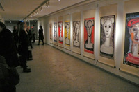 Guards (in The Lower World), Chinese ink and watercolor paint on paper, 2009