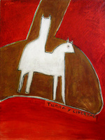 Land and Freedom oil and kasein tempera on canvas 2005 100 x 75 cm Collection: City of Borlänge