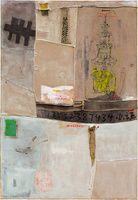 Message (Ban Zheng) 2, Mixed media, stitching/embroidery on canvas, 200 x 140 cm, 2009 消息(办证)2, 混合媒体,缝纫/布上绣花 ,200 x 140 cm, 2009