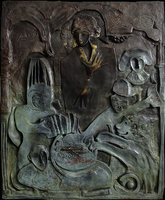 The Trick. Patinated bronze. Edition 2/5. 100 x 125 cm. Herman Bergman Foundry, Stockholm, Sweden