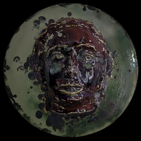 Medalion. Glazed porcelain. Ø: 60cm (approx) 2019