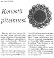Ihan ensimmäistä Pitsimissiä haettiin tällä lehti-ilmoituksella 😄