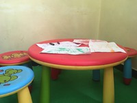 Ahddanes daghem som ligger i Dcheira utanför Agadir, ett tätbefolkat och socialt utsatt område.