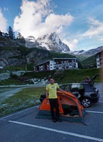 Il parcheggio dove ho dormito