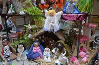 Belén ganador en la categoría "Exhibición Escolar", Ayllón