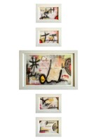 Serie mini Nº 11. 5 piezas 1 de 20x30 y 4 de 9x13 - 120€ VENDIDO