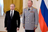 Vladimir Putin a gen. Alexander Dvornikov