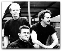 Bildet ble tatt 8. februar 1992. Alf Egil Erland, Ove Årthun og Erling Jensen