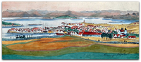 Stavanger i 1851.