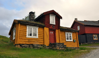 Gammelt hus i Røros. Foto: Erling Jensen