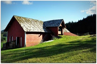 Låve på Onarheim. Foto: Erling Jensen