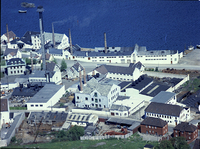 Foto: Widerøes flyfotosamling/Stavanger byarkiv. Bildet ble tatt 27. mai 1962.
