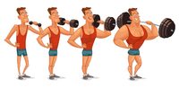 Princípio da progressão: a repetição de um determinado exercício causa uma adaptação do corpo levando ao aumento da força e do tamanho do músculo. Com a progressão adequada, a tendência é que o músculo sempre fica maior e mais forte.