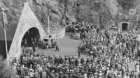 Fra åpningen av Spiralen, 8. juni 1961. Foto: Drammen byarkiv