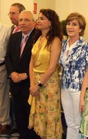 La Consejera de Salud Dña. María Jesús Montero Cuadrado y Doña María del Rosario de la Torre Prados, presidenta de la Fundación Luis Portero García