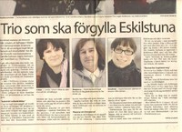 Tre Eskilstuna konstnärer