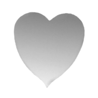 Supporto per cuore in cristallo