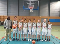 U15 M équipe 2 et le coach Fritz