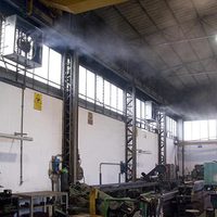 Ventilátory s vodní mlhou