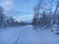 Talvipolku Ruonanojalle. Kuva: Maria Siekas