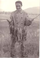 Kalamies Aapeli Hettula 1945, saalis saatu Lainiojoesta