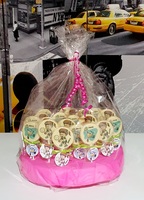 Piruletas personalizadas de chocolate blanco