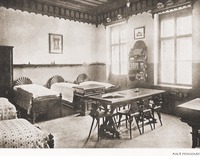 Interior of the Vesna boarding rooms, photograph from the Jubilee Commemoration of Vesna in Brno (1911) © archive JZ