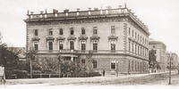 Besední dům kolem roku 1900, dobová pohlednice © archiv JZ