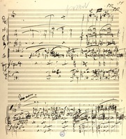 Janáček’s autograph of the score for the opera Káťa Kabanová © Moravian Museum