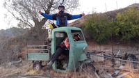 Yannis et son 4X4 balai ... :-)