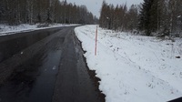 Välillä satoi niitä "jalkarättejä". Loppua kohden lenkkiä poutautui. Rautalampi - Kerkonkoski -lenkki.
