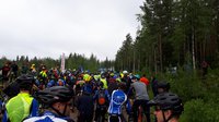 Lähtöön järjestäytymista.