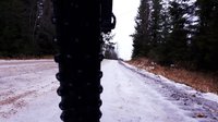 Suonteella oli sivutiet jäässä, osin hiekoitettu.