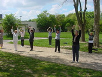 Pratique du ZHI NENG QI GONG en plein air - Peng Qi Guan Ding Fa