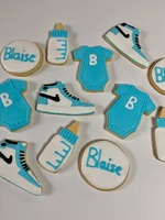Baby Shower Iced Cookies