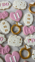 Wedding Themed Iced Cookies