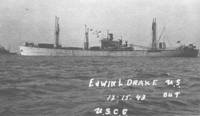 O "Edwin L. Drake" no comboio HX217, fotografia da United States Coast Guard. © Project Liberty Ship