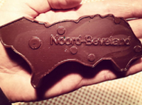 Chocolat en forme d'ile Noord-Beveland