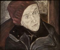Pispalan hanu, 2013, öljyväri