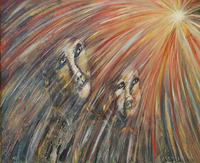 Supernova, 2014, öljyväri